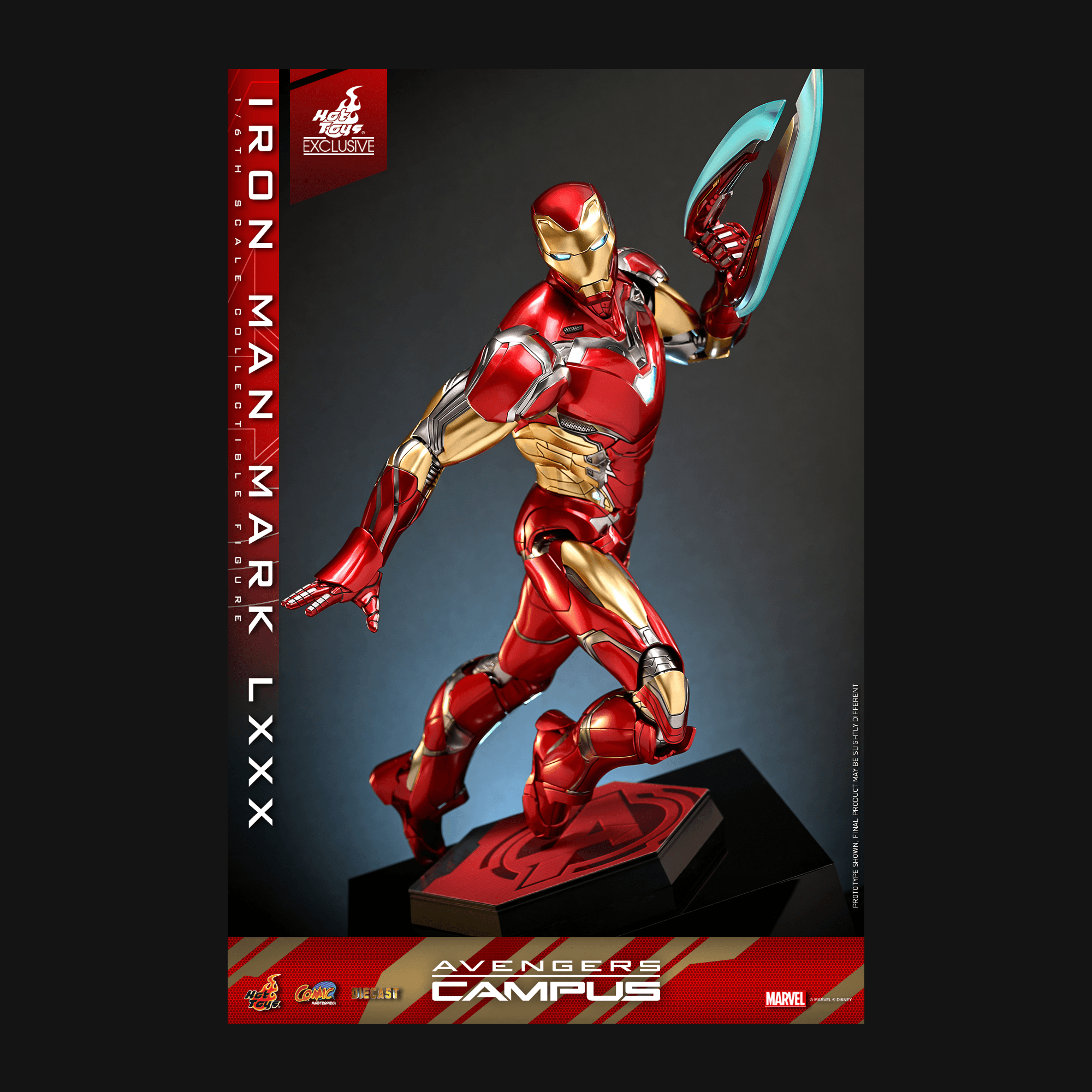 The Avengers Theme Park Iron Man Mark 80 Alloy Collectible Figure 1:6