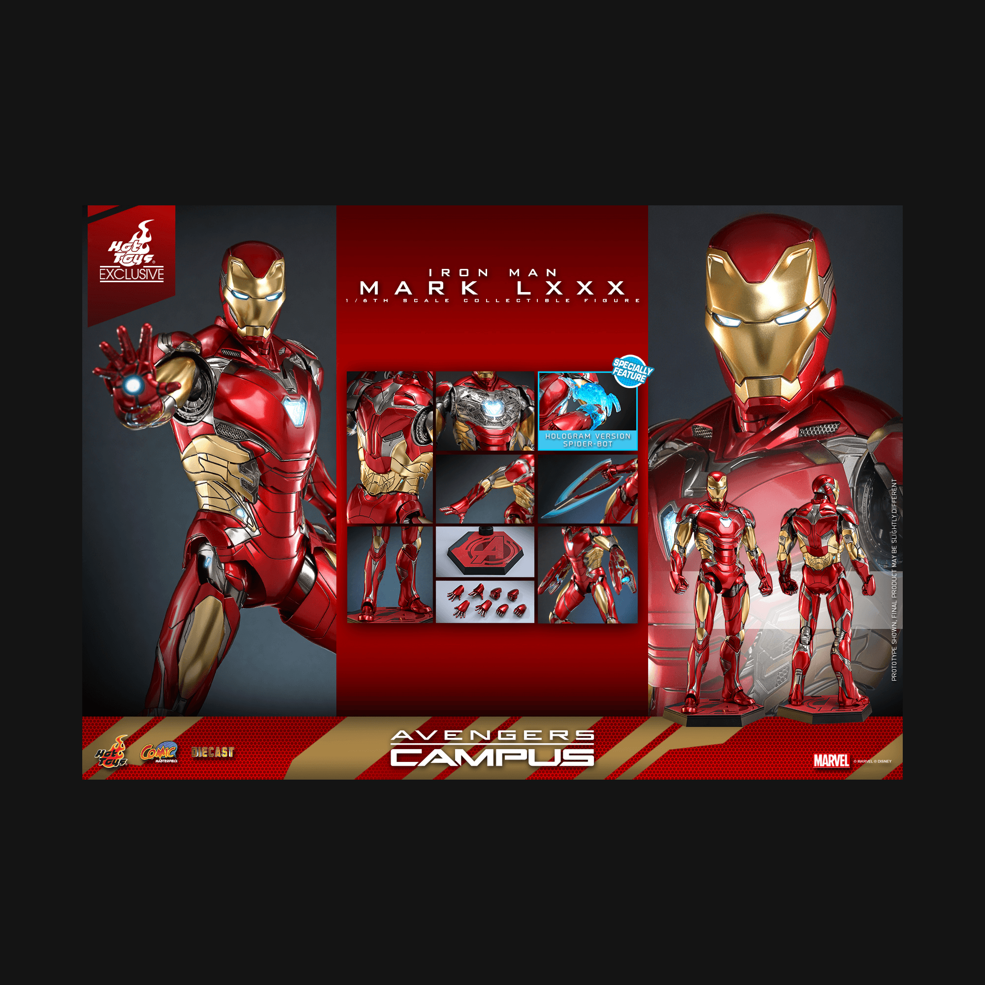 The Avengers Theme Park Iron Man Mark 80 Alloy Collectible Figure 1:6 — image 9